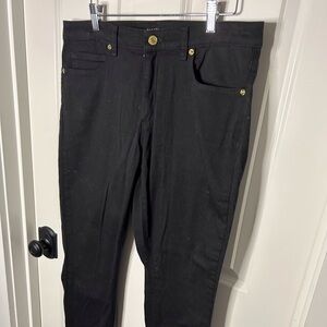 Michael Kors Black Pants with Gold Details